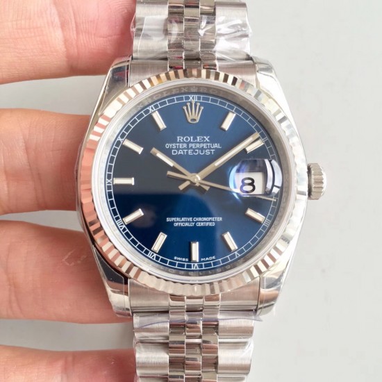 『AR精品』ROLEX DATEJUST劳力士日志型腕表副本的十年精华， 并行代购版DATEJUST，完美修正十年间所有副本的不足和缺陷，搭载3135机并搭配正品代购包装物料，重新定义最高品质的DATEJUST副本，真正的A级副本劳力士DATEJUST[AR出品]36mm尺寸。