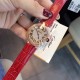 爆款[色][色] 卡地亚蓝气球系列  女士腕表  实拍皮带款  嵌镶施华洛世奇满钻面 直径36mm该款腕表备受女性喜爱，在不同的场合映耀着她们各自的独特个性与迷人风华