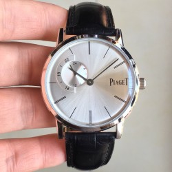 Piaget 伯爵Altiplano 原版字面复刻版 系列多功能机械全自动腕表。以传统美学概念打造的机械腕表，纯洁简约古典优雅，精致的巴顿指针，优雅的双层立体面盘，5位小秒和10位24小时刻度以及独有12点位日历窗，42mm腕表。透视底盖！