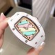 实拍 新品理查德米勒 棉花糖bon bon系列最稀有的作品!克服传统工艺打破模式!钟表最受尊敬的技术之一。不是所有人的嫁妆,棉花糖运动曲线和颜色,它们是诱人的。有了理查德米勒,实现了把棉花糖戴在你的手腕上!白色陶瓷加上黄粉绿搪瓷表盘,RM-07柔和的颜色创造了一个组合...甜蜜!糖果店的一次旅行,一个让人难以置信的艺术品。你会戴上它吗? 实拍 新品理查德米勒 棉花糖bon bon系列最稀有的作品!克服传统工艺打破模式!钟表最受尊敬的技术之一。不是所有人的嫁妆,棉花糖运动曲线和颜色,它们是诱人的。有了理查德米勒,实现了把棉花糖戴在你的手腕上!白色陶瓷加上黄粉绿搪瓷表盘,RM-07柔和的颜色创造了一个组合...甜蜜!糖果店的一次旅行,一个让人难以置信的艺术品。你会戴上它吗?