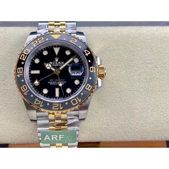 ROLEX 劳力士 GMT格林尼治型 尺寸40mm！精钢表壳表链，蓝宝石镜面，超级夜光，双向陶瓷旋转表圈，原装折叠扣！