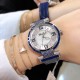 实拍 萧邦 CHOPARD IMPERIALE 系列腕表。独特风格带您走进一个新阶段并且成功塑造了崇尚自我表达和与众不同的生活化概念，316精钢材质，此表款全手工镶嵌施华洛世奇水晶钻，成为了美式奢侈生活风格的代表！进口石英机芯以及精细做工，佩戴贴手舒适，设计风格简约明朗。充满奢华璀璨的气息，光彩夺人、让你瞬间提升华丽的气质 ！