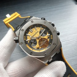 品牌：爱彼-Audemars Piguet系列：皇家橡树系列 A42 款式：AP 男士多功能机械腕表机芯型号：全自动多功能机械机芯表径：42毫米表壳 材质：316精钢鑫表壳表镜材质：蓝宝石玻璃 三杰精致推荐男士机械腕表 SJ为你精心打造超真实实物图拍摄
