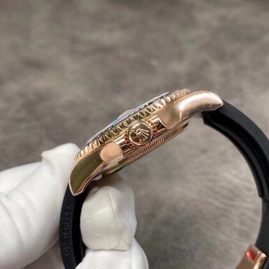 ROLEX 劳力士 YACHT MASTER 游艇名仕型 116655 精钢镀厚玫瑰金表壳 陶瓷表圈 可双向转动 旋入式表冠 蓝宝石镜面日历放大镜 Glidelock折叠保险表扣 直径40mm! ROLEX 劳力士 YACHT MASTER 游艇名仕型 116655 精钢镀厚玫瑰金表壳 陶瓷表圈 可双向转动 旋入式表冠 蓝宝石镜面日历放大镜 Glidelock折叠保险表扣 直径40mm!