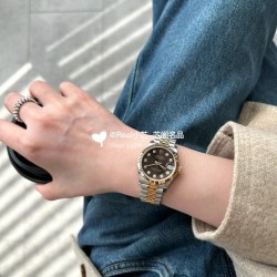 劳力士日志31mm“金灰”色！最靓的颜色搭配！上手效果！