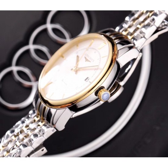 『臻品推荐』新品发布[玫瑰]浪琴-LONGINES独家首发-----简约风格 经典文艺 唯美创作机芯:顶级全自动机械机芯表壳:顶级版316L精钢玻璃:高硬度矿物质水晶玻璃表扣:钢带按扣、皮带针扣直径:原装尺寸40mm12mm[色]完美呈现 品质上乘，手感独特，送礼自戴首选[鼓掌]〔----用心，所以更完美 〕！
