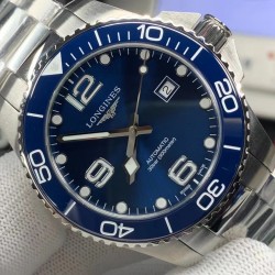 LONGINES 浪琴 康卡斯潜水表 （LONGINES HydroConquest Boutique Rdition Watch）L3.782.4.96.6腕表 搭载定制版Cal.L888.2自动机械机芯 逆时针方向可旋转蓝色陶瓷外圈 精钢壳套 蓝宝石镜面！