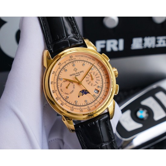 新款 百达翡丽 (实拍图)Patek Philippe 贵族的艺术品!搭配进口9100多功能机芯(0返修)功能(24小时,星期,星辰,月份)进口316精钢!搭配意大利进口小牛皮!原装折叠扣!尺寸42mm。耐磨防刮蓝宝石玻璃!超强防水50米!简约而不简单!你永远无法拥有一块百达翡丽,你只是在替你的后代保管他. ( 慎重承诺 : 产品实物光泽手感更佳精湛 字盘刻度栩栩如生 壳套工艺都是宗师级别轻身检验 加上新时代机器高技锻造 上手震撼尊贵非凡。你值得拥有!⚠️请认准独家品质 新款 百达翡丽 (实拍图)Patek Philippe 贵族的艺术品!搭配进口9100多功能机芯(0返修)功能(24小时,星期,星辰,月份)进口316精钢!搭配意大利进口小牛皮!原装折叠扣!尺寸42mm。耐磨防刮蓝宝石玻璃!超强防水50米!简约而不简单!你永远无法拥有一块百达翡丽,你只是在替你的后代保管他. ( 慎重承诺 : 产品实物光泽手感更佳精湛 字盘刻度栩栩如生 壳套工艺都是宗师级别轻身检验 加上新时代机器高技锻造 上手震撼尊贵非凡。你值得拥有!⚠️请认准独家品质
