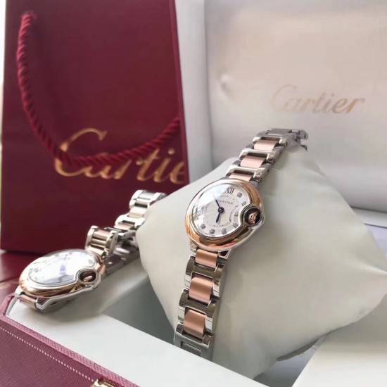 Cartier 卡地亚 蓝气球腕表,进口瑞士石英机芯,走时精准。316L精钢表壳镀香槟玫瑰金色。316L精钢表链,立体切割剑形蓝钢指针! Cartier 卡地亚 蓝气球腕表,进口瑞士石英机芯,走时精准。316L精钢表壳镀香槟玫瑰金色。316L精钢表链,立体切割剑形蓝钢指针!
