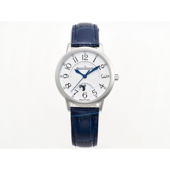 TW出品:积家约会系列自动机械图为女表 【尺寸】尺寸34mm 厚度10mm【机芯】搭载进口9015机改原装cal.898A自动上链机芯(不是加夹板)【表带】搭配进口意大利牛皮表带 【显示指针】顶级烧钢兰指针 具昼夜显示功能 TW出品:积家约会系列自动机械图为女表 【尺寸】尺寸34mm 厚度10mm【机芯】搭载进口9015机改原装cal.898A自动上链机芯(不是加夹板)【表带】搭配进口意大利牛皮表带 【显示指针】顶级烧钢兰指针 具昼夜显示功能