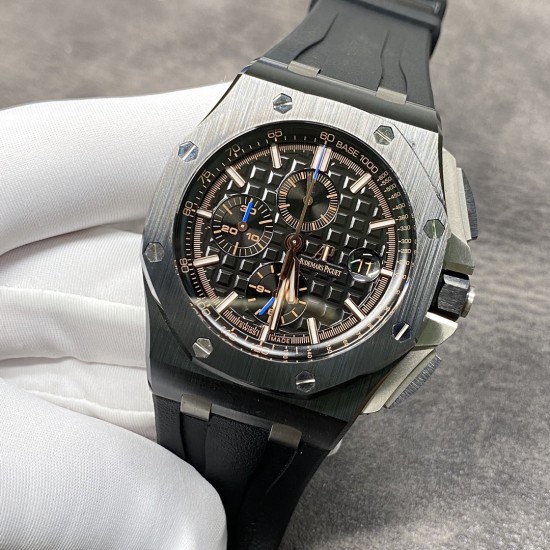 【ps该款为多功能的表款,容易出现操作不当,请慎重考虑! 】AUDEMARS PIGUET 爱彼 AP 皇家橡树离岸型 计时码表 26402CE.OO.A002CA.01 陶瓷表壳 钛合金按钮 双面蓝宝石镜面 3126机芯 陶瓷自动砣 橡胶表带 钛合金针扣 44mm JF厂出品 出货实拍 【ps该款为多功能的表款,容易出现操作不当,请慎重考虑! 】AUDEMARS PIGUET 爱彼 AP 皇家橡树离岸型 计时码表 26402CE.OO.A002CA.01 陶瓷表壳 钛合金按钮 双面蓝宝石镜面 3126机芯 陶瓷自动砣 橡胶表带 钛合金针扣 44mm JF厂出品 出货实拍