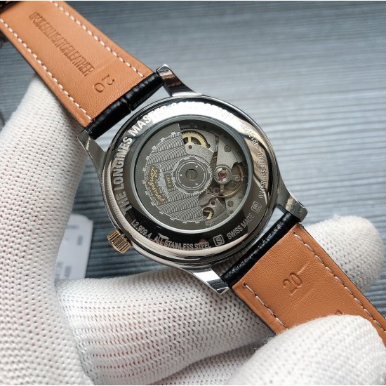 浪琴官网新品v2版本浪琴 LONGINES L33 名匠系列月相 市场上唯一一家官方1:1复刻版本，不惜成本[强]升级瑞机壳套字面，原装月相，区别市场普通版本 配置全自动机械机芯，316L精钢，蓝宝石镜面，尺寸39.5mm专柜同步，SJ出品让表又再次刷新高性价比的购表体验 三杰精致推荐男士机械腕表 SJ为你精心打造超真实实物图拍摄