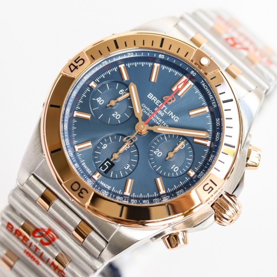 【硬核钢王】GF新品百年灵Chronomat,备受关注的蝴蝶扣辊珠精钢表链因其类似“子弹”的外形被称为“子弹链”。一体式圆滑倒角处理,每一处细节都展现出高辨识度机械美感!表壳纵向拉丝更显GF超凡的打磨功力!材质: 316L精钢直径: 42毫米机芯:Asia-7750机芯GF出品,复刻首选! 【硬核钢王】GF新品百年灵Chronomat,备受关注的蝴蝶扣辊珠精钢表链因其类似“子弹”的外形被称为“子弹链”。一体式圆滑倒角处理,每一处细节都展现出高辨识度机械美感!表壳纵向拉丝更显GF超凡的打磨功力!材质: 316L精钢直径: 42毫米机芯:Asia-7750机芯GF出品,复刻首选!