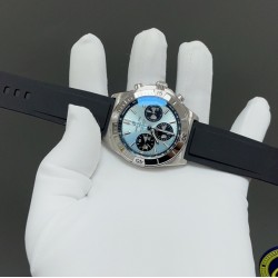 今日推荐百年灵 子弹头 白壳蓝面 44mm  B01计时机 顶级品质 出货实拍✈️