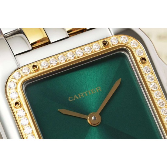 AF卡地亚Cartier猎豹PANTHERE DE CARTIER系列出品[庆祝][庆祝][庆祝]机芯类型：瑞士石英机芯表径尺寸小号：22*30毫米表径尺寸中号：27*37毫米表盘