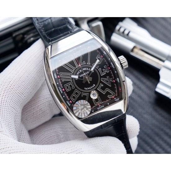 K厂出品:法兰克穆勒V45 SC DT系列54*42mm 全自动日本机械机芯 蓝光镀膜玻璃 超强夜光,日历窗放大镜,意大利牛皮表带底部橡胶,可搭配美洲鳄鱼皮纹,316精钢敖表壳,折叠原装扣 糅合商务设计风格 中间完美弧线夹层设计!!! K厂出品:法兰克穆勒V45 SC DT系列54*42mm 全自动日本机械机芯 蓝光镀膜玻璃 超强夜光,日历窗放大镜,意大利牛皮表带底部橡胶,可搭配美洲鳄鱼皮纹,316精钢敖表壳,折叠原装扣 糅合商务设计风格 中间完美弧线夹层设计!!!