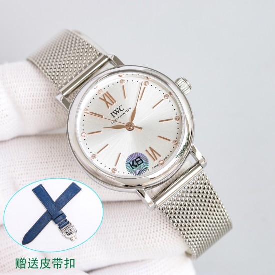 赠送表带「TW.Factory」新品推出IWC万国表柏涛菲诺自动腕表34mm系列1 壳套尺寸34mm/9.5mm采用316精钢材质打磨,每个壳套全程CNC处理所有细节达到完美2 采用日本9015机芯,经过本厂严格把控 调试 达到零返修稳定性3 采用瑞士蓝宝石镜面 通透明亮4 字面采用简洁的条丁罗马钻设计呈现出精致典雅之感优雅大方之作,达到1:15:表带搭配意大利小牛皮皮质柔软细腻:有五种颜色可选(绿色,蓝色,粉色,深棕,冰蓝)TW品质 赠送表带「TW.Factory」新品推出IWC万国表柏涛菲诺自动腕表34mm系列1 壳套尺寸34mm/9.5mm采用316精钢材质打磨,每个壳套全程CNC处理所有细节达到完美2 采用日本9015机芯,经过本厂严格把控 调试 达到零返修稳定性3 采用瑞士蓝宝石镜面 通透明亮4 字面采用简洁的条丁罗马钻设计呈现出精致典雅之感优雅大方之作,达到1:15:表带搭配意大利小牛皮皮质柔软细腻:有五种颜色可选(绿色,蓝色,粉色,深棕,冰蓝)TW品质