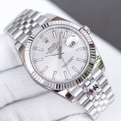 劳力士 ROLEX 日志系列41mm！搭载进口机械3235机芯，904精钢材质 原装表扣，立体散珠带，百搭商务休闲款式！