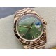 ROLEX 劳力士 玫金绿 日志 ～