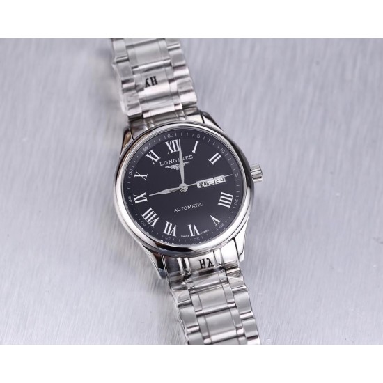 品牌:浪情-LONGINES⚡️型号:名匠系列男士双历腕表机芯:搭载顶级ETA2836全自动机械机芯,摆幅28800,动力储备48小时+,超薄机芯玻璃:防刮耐磨蓝宝玻璃镜面 表壳:316精钢表壳 超薄纤细原装同步壳身 三度防水,尺寸:38.5/9mm细节:字面、表针细节原版同步库存:备货充裕,全系总量500+附件:配送独家定制专柜同步运输木盒 品牌:浪情-LONGINES⚡️型号:名匠系列男士双历腕表机芯:搭载顶级ETA2836全自动机械机芯,摆幅28800,动力储备48小时+,超薄机芯玻璃:防刮耐磨蓝宝玻璃镜面 表壳:316精钢表壳 超薄纤细原装同步壳身 三度防水,尺寸:38.5/9mm细节:字面、表针细节原版同步库存:备货充裕,全系总量500+附件:配送独家定制专柜同步运输木盒