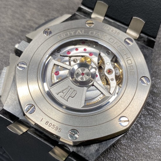 AUDEMARS PIGUET 爱彼 AP 皇家橡树离岸型 计时码表 26400AU.OO.A002CA.01 锻造碳纤维表壳 陶瓷表圈 钛合金背透底盖 钛合金按钮 双面蓝宝石镜面 3126机芯 橡胶表带 钛合金针扣 44mm JF厂出品!出货实拍 AUDEMARS PIGUET 爱彼 AP 皇家橡树离岸型 计时码表 26400AU.OO.A002CA.01 锻造碳纤维表壳 陶瓷表圈 钛合金背透底盖 钛合金按钮 双面蓝宝石镜面 3126机芯 橡胶表带 钛合金针扣 44mm JF厂出品!出货实拍