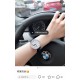 积家约会银色上手图。