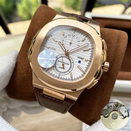 百达翡丽 Patek Philippe 鹦鹉螺系列,精品男士腕表,多功能设计,技艺精湛,独具匠心,尊贵大气,绅士风范。采用全自动机械机芯,顶级316精钢表壳,进口小牛皮表带,矿物质超强镜面,尺寸43-13 百达翡丽 Patek Philippe 鹦鹉螺系列,精品男士腕表,多功能设计,技艺精湛,独具匠心,尊贵大气,绅士风范。采用全自动机械机芯,顶级316精钢表壳,进口小牛皮表带,矿物质超强镜面,尺寸43-13