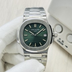 【PFF Factory2022新势力 新力作】V4最高升级版本 最高复刻 百达.翡丽PATEK PHILIPPE 优雅运动系列5711/1A鹦鹉螺！PFF震撼出品！钢表之王！1⃣️【机芯】全网最佳解毒方案，搭配百达.翡丽9015机改Cal.324自动上链一体机芯！精准稳定！2⃣️【表带】定制级人体工程学表带，钢带中珠是钻石型的，与正品相结合。3⃣️【直径】表壳尺寸40毫米，厚度仅9.8毫米，也与原装最接近。【PFF Factory】匠心之作 欢迎您的品鉴！