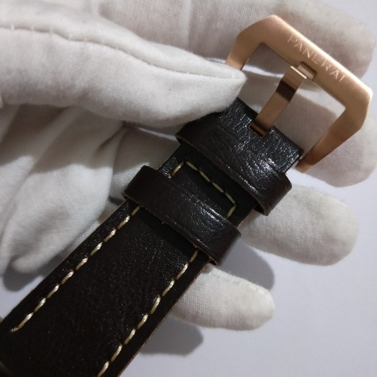 [机智][机智]沛纳海LUMINOR 1950系列，型号PAM00382,直径47mm，厚度15mm,316L精钢玫瑰金壳，高硬度矿物质玻璃，进口意大利牛皮，装配天津全自动机芯。❤ ❤