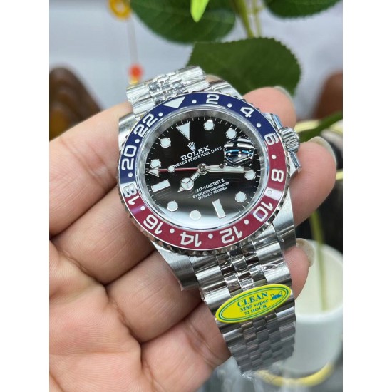 “可乐圈” ROLEX 劳力士 GMT格林尼治型 尺寸40mm!精钢表壳表链,蓝宝石镜面,超级夜光,双向陶瓷旋转表圈,原装折叠扣! “可乐圈” ROLEX 劳力士 GMT格林尼治型 尺寸40mm!精钢表壳表链,蓝宝石镜面,超级夜光,双向陶瓷旋转表圈,原装折叠扣!