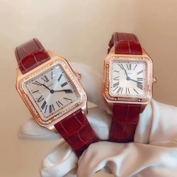 F1厂新品 卡地亚全新山度士杜蒙夏日里的一抹红。