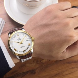 『臻品推荐』新品发布[玫瑰]欧米茄-OMEGA蝶飞系列-----❤超A壳套 追求完美打磨做工         ✔️新款3D效果鹰底设计机芯:顶级稳定8215进口全自动机械表壳:顶级版316L精钢防水:超强深度防水表扣:针扣玻璃:高硬度矿物质水晶玻璃直径:原装尺寸40mm10mm[色]完美呈现 品质上乘，手感独特，送礼自戴首选[鼓掌]〔----用心，所以更完美 〕