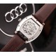 实物拍摄品牌：江诗丹顿 -Vacheron Constantin 酒桶型类型：[酷]男士腕表表壳：316精钢（做工优质）表带：进口小牛皮/316精钢（两种可选）机芯：高级定制全自动机械机芯（走时稳定）玻璃：高级强化镀膜镜面尺寸：直径41.5*43mm，厚度13mm