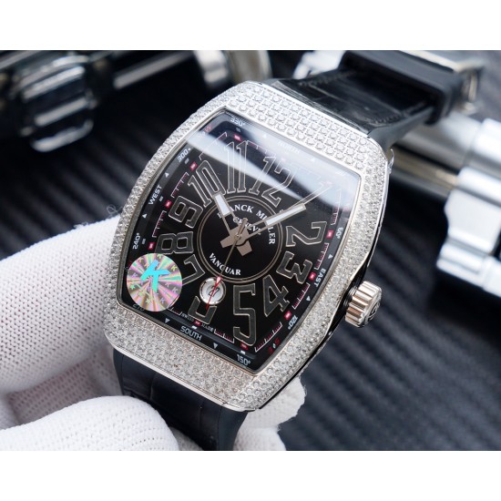 K厂出品:法兰克穆勒V45 SC DT系列54*42mm 全自动日本机械机芯 蓝光镀膜玻璃 超强夜光,日历窗放大镜,意大利牛皮表带底部橡胶,可搭配美洲鳄鱼皮纹,316精钢敖表壳,折叠原装扣 糅合商务设计风格 中间完美弧线夹层设计!!! K厂出品:法兰克穆勒V45 SC DT系列54*42mm 全自动日本机械机芯 蓝光镀膜玻璃 超强夜光,日历窗放大镜,意大利牛皮表带底部橡胶,可搭配美洲鳄鱼皮纹,316精钢敖表壳,折叠原装扣 糅合商务设计风格 中间完美弧线夹层设计!!!