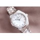 实拍【Vacheron Constantin江诗丹顿】纵横四海系列OVERSEAS女款小号型钢带款——一款极具魅力和旅行精神的女性腕表【表壳】直径36mm适合大部分女性佩戴,84颗圆形切割施华洛水更是钻璀璨夺目 【表盘】简约的大三针设计 旭日纹缎面拉丝的工艺处理 深邃优雅 时标均带白色夜光涂层 【机芯】CITIZEN8系列改Cal.5300机芯(机芯稳定零返修 ) 原装18k纳米镀金质摆陀 实拍【Vacheron Constantin江诗丹顿】纵横四海系列OVERSEAS女款小号型钢带款——一款极具魅力和旅行精神的女性腕表【表壳】直径36mm适合大部分女性佩戴,84颗圆形切割施华洛水更是钻璀璨夺目 【表盘】简约的大三针设计 旭日纹缎面拉丝的工艺处理 深邃优雅 时标均带白色夜光涂层 【机芯】CITIZEN8系列改Cal.5300机芯(机芯稳定零返修 ) 原装18k纳米镀金质摆陀