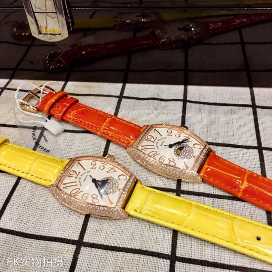 星辰 法兰克穆勒-Franck Muller(FM)❥酒桶形系列❥瑞士石英机芯❥镀膜玻璃镜面❥表壳尺寸32x43mm 厚度约9mm 星辰 法兰克穆勒-Franck Muller(FM)❥酒桶形系列❥瑞士石英机芯❥镀膜玻璃镜面❥表壳尺寸32x43mm 厚度约9mm
