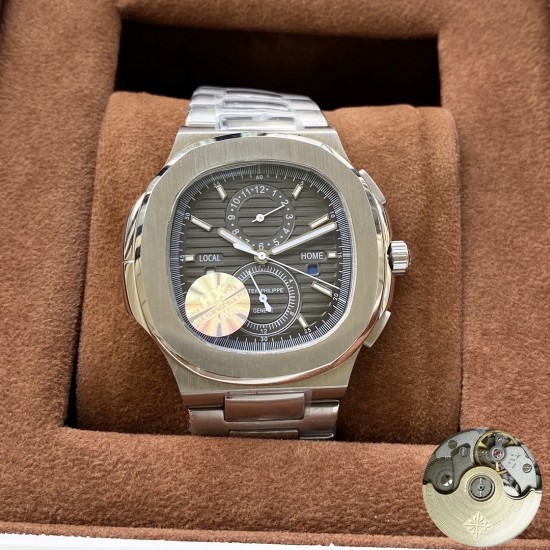 百达翡丽 Patek Philippe 鹦鹉螺系列,精品男士腕表,多功能设计,技艺精湛,独具匠心,尊贵大气,绅士风范。采用全自动机械机芯,顶级316精钢表壳,进口小牛皮表带,矿物质超强镜面,尺寸43-13 百达翡丽 Patek Philippe 鹦鹉螺系列,精品男士腕表,多功能设计,技艺精湛,独具匠心,尊贵大气,绅士风范。采用全自动机械机芯,顶级316精钢表壳,进口小牛皮表带,矿物质超强镜面,尺寸43-13