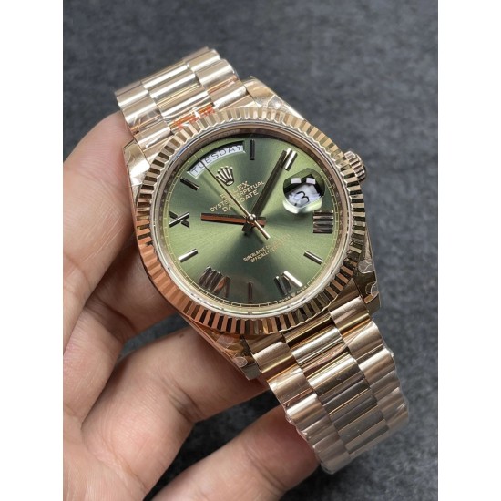ROLEX 劳力士 玫瑰金绿日志 ～