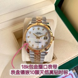 最新“劳力士41mm日志”瑞机“牛货”真真切切“真金真钻”细节图！