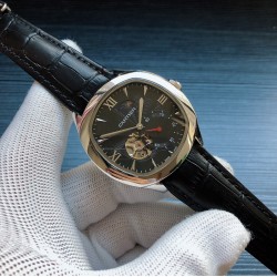 卡地亚-CARTIER D6 新品帅气多功能设计搭载两针半 尊贵大气～绅士风范，高端矿物质防刮镜面玻璃， 配置316L精钢表壳，耐磨316精钢表带/进口小牛皮表带，全自动进口机械机芯     尺寸：42mm12mm  三杰精致推荐男士机械腕表 SJ为你精心打造超真实实物图拍摄