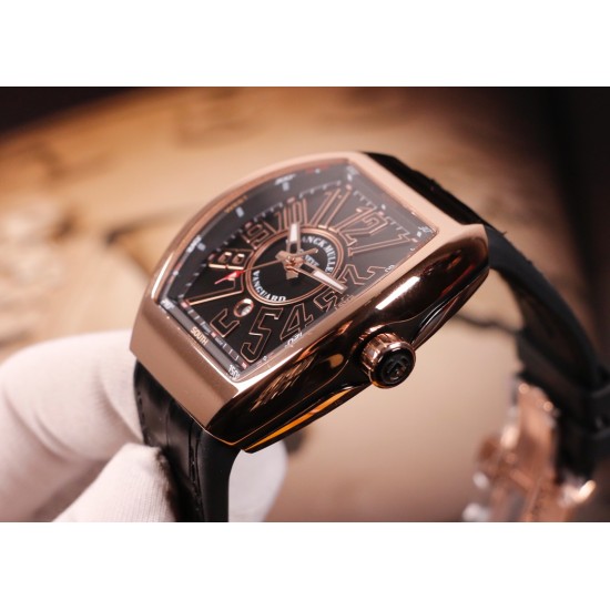 法兰克穆勒V45 SC DT系列54*42mm 全自动机械机芯 蓝光镀膜玻璃 意大利牛皮表带底部橡胶敖 可搭配美洲鳄鱼皮 折叠原装扣 糅合商务设计风格 中间完美弧线夹层设计!!! 法兰克穆勒V45 SC DT系列54*42mm 全自动机械机芯 蓝光镀膜玻璃 意大利牛皮表带底部橡胶敖 可搭配美洲鳄鱼皮 折叠原装扣 糅合商务设计风格 中间完美弧线夹层设计!!!