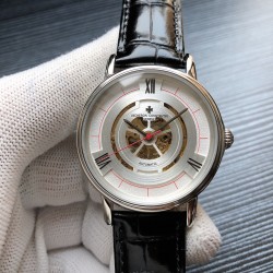 江诗丹顿-Vacheron Constantin Z2 最新镂空升级版用心打造镂空个性自动机械机芯  采用316L精钢表壳、尺寸42X12，矿物质耐磨玻璃！独一无二 独特的款式 设计的非常漂亮 完美 特别的你值得拥有 值得欣赏 机芯每一秒的走动都可以听得见声音，质量是对客户的承诺！用心是对自己的要求！