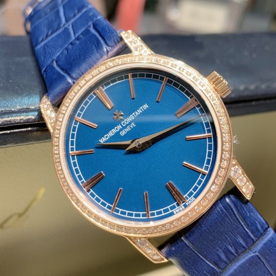 实拍2020年江诗丹顿传袭超薄系列-Vacheron Constantin 专为女神打造的,奢华时尚,采用进口316钢表壳,搭配原装进口9015机芯(0返修),天然蓝宝石玻璃镜面,直径33mm,超薄工艺7.8mm,超强防水30米,竹节纹进口小牛皮表带,一表一码。 实拍2020年江诗丹顿传袭超薄系列-Vacheron Constantin 专为女神打造的,奢华时尚,采用进口316钢表壳,搭配原装进口9015机芯(0返修),天然蓝宝石玻璃镜面,直径33mm,超薄工艺7.8mm,超强防水30米,竹节纹进口小牛皮表带,一表一码。