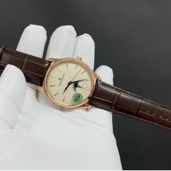 今日推荐积家月相 玫瑰金 39mm 925一体机 顶级品质 出货实拍✈️