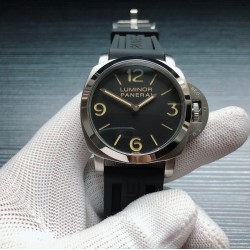 沛纳海 PAM00372 系列：LUMINOR 1950款式：手动机械，47毫米，男士材料：精钢机芯出产厂商：沛纳海机芯 类型：全自动机械瑞士机芯 厚度：5.3毫米摆轮：Glucydur平衡摆轮振频：21600每小时振荡次数 避震：Incabloc避震宝石数：21个零件数：160 三杰精致推荐男士机械休闲商务腕表 SJ为你精心打造超真实实物图拍摄 让你超真实实物图体验（高端瑞士机芯，零返修）
