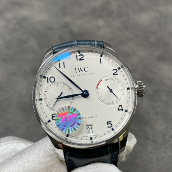 颜值第一！ZF出品。IWC 葡7 V5版 最新机芯、万国IWC－葡萄牙系列 七日链 葡七 自动机械机芯 独立小秒针 真动能指示 蓝宝石玻璃 42mm[色][色]出货实拍