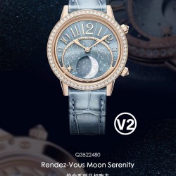 【CC新品】积家Rendez-Vous Moon Serenity约会系列月相腕表   V2版陆续上市，接受预定！