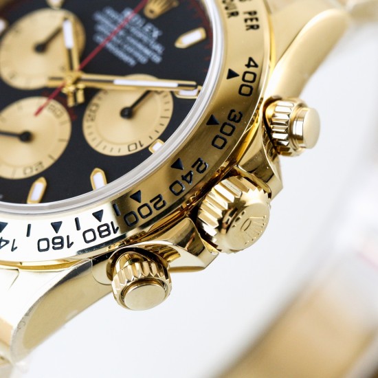 AR超神之作 ROLEX DAYTONA劳 力士迪通拿副本的十年精华， 并行代购版迪通拿，完美修正十年间所有副本的不足和缺陷，4130机芯，以及攻克机芯厚度，使壳身厚度首次达到与正品一致，并搭配正品代购包装物料，重新定义最高品质的迪通拿副本，真正的A级副本劳 力 士迪地拿[AR出品]
