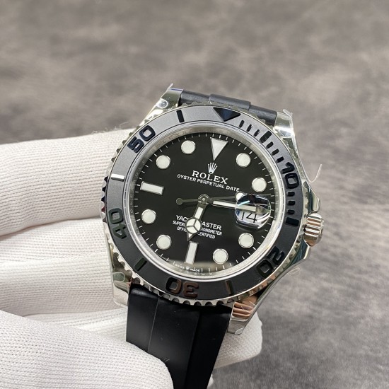 台湾厂2019新款劳力士ROLEX游艇名仕型 客户定制的瑞士eta2824机芯,双向旋转60分钟刻度外圈配哑黑色Cerachrom陶质圈口,凸显抛光立体数字!42mm直径 !新款时针增大,分针缩细,增强了可读性。新款Pyesterflex橡胶表带亦配备蚝式保险扣,人性化二级可剪设计,佩戴稳固从而更加舒适!字面刻度填充进口Chromalight长效果蓝色物料!原装保护胶罩,超级复刻!出货实拍 台湾厂2019新款劳力士ROLEX游艇名仕型 客户定制的瑞士eta2824机芯,双向旋转60分钟刻度外圈配哑黑色Cerachrom陶质圈口,凸显抛光立体数字!42mm直径 !新款时针增大,分针缩细,增强了可读性。新款Pyesterflex橡胶表带亦配备蚝式保险扣,人性化二级可剪设计,佩戴稳固从而更加舒适!字面刻度填充进口Chromalight长效果蓝色物料!原装保护胶罩,超级复刻!出货实拍