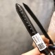 浪琴 黛绰维纳系列 方形 石英女表 精钢材质 牛皮表带 23mm*33mm